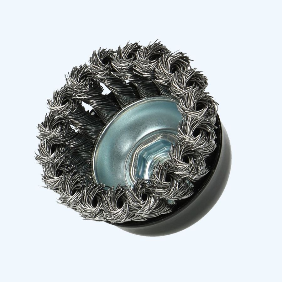 Komborstel getordeerde draad Ø65mm M14