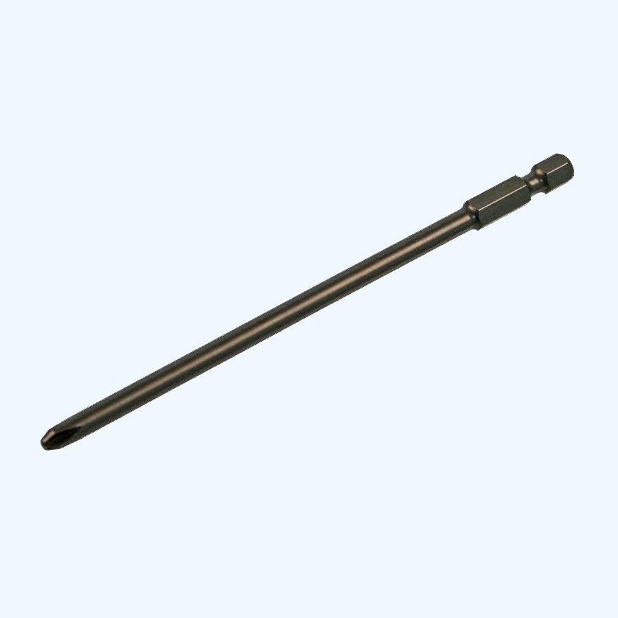 Verlengde pozidrive schroefbit nr 2 x 127 mm