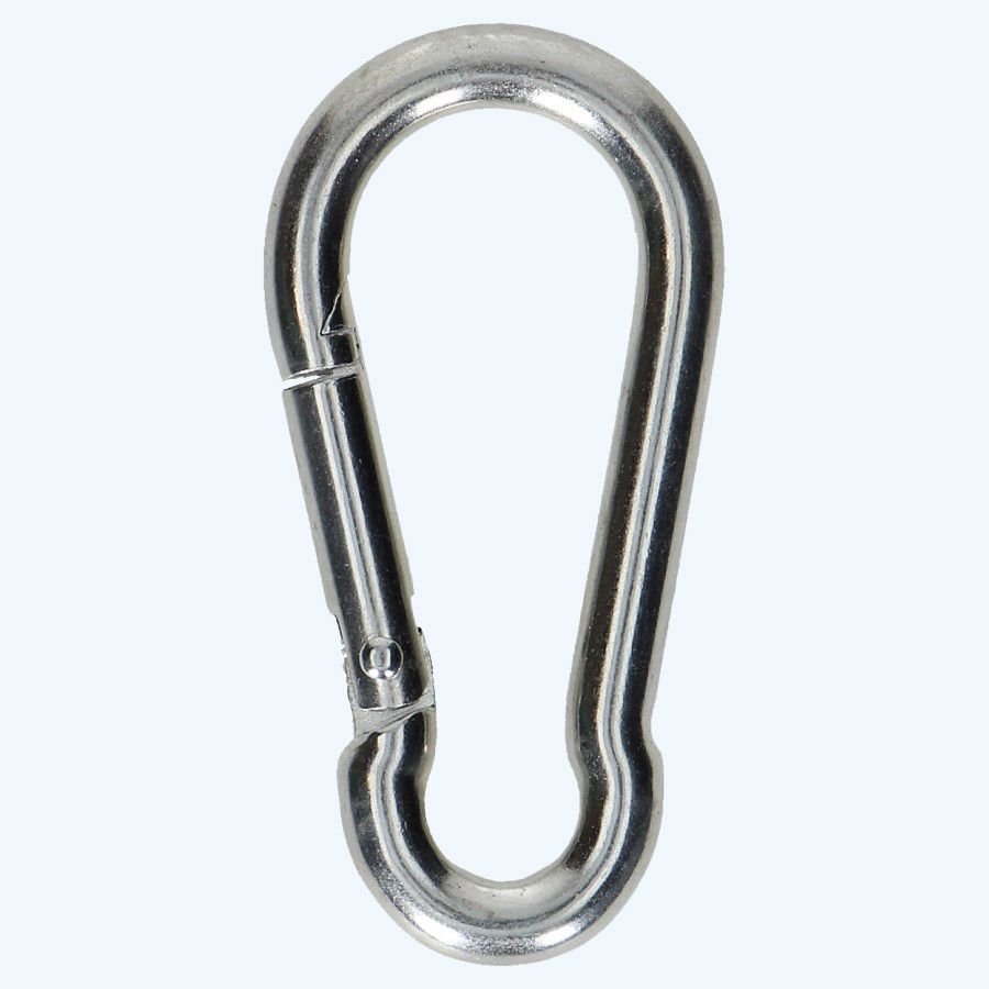 Karabijnhaak 5x50 mm verzinkt Karabijnhaak 5x50 mm verzinkt